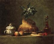 jean-Baptiste-Simeon Chardin The Brioche USA oil painting reproduction